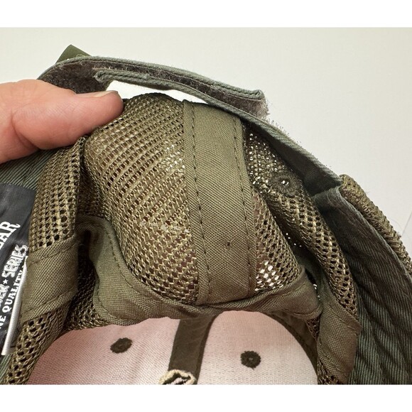 Wyoming Cowboys Mossy Oak Camo Hat Mesh Olive Green Adjustable Captivating HG - Picture 10 of 10